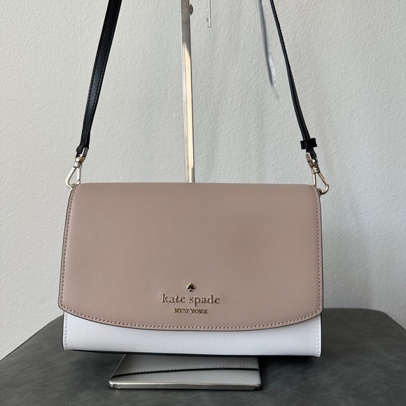 Kate Spade Carson Convertible Crossbody Handbag Chain Shoulder bag Clutch - Picture 7 of 12